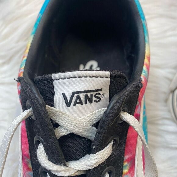 Vans Old Skool Women's Tie-Dye Skate Shoes Size 10 Multicolor Casual - Picture 8 of 9